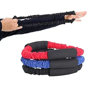 SOPOGER Archery Bow Trainer Rubber Stretch Bands 25-45 Lbs Draw Strength Training Device Aids Release Trainer Exerciser Workout Resistance Practice Equipment for Archery Bow Accessories