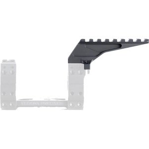 Seekins X Cap Diving Board Scope Ring Top Rail High Matte Black