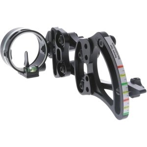 TRUGLO Range Rover Single-Pin .019" Dia Right-Handed Archery Hunting Moving Black Bow Sight with Standard Adjustment - Light Not Included