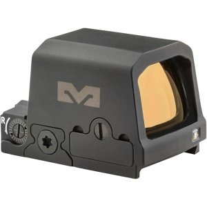 Meprolight Mepro MPO PRO-S Enclosed Pistol Red Dot Sight with RMSc Footprint, 3 MOA Red Dot, 33 MOA Outer Ring, Bullseye Reticle, IP67 Waterproof, Shake Awake, 20,000+ Hr Battery Life