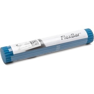 THERABAND FlexBar, Tennis Elbow Therapy Bar, Relieve Tendonitis Pain & Improve Grip Strength, Resistance Bar for Golfers Elbow & Tendinitis, Blue, Heavy, Advanced