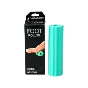 THERABAND Foot Roller for Foot Relief, Massage Ball Roller for Arch Discomfort, Plantar Fasciitis Treatment, Heel Spurs Reliever, Tired Feet, Top Sole Massager with Ridges for Self Myofascial Release