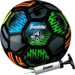 Franklin Sports Mystic Soccer Balls - Soccer Ball and Air Pump Sets - Multiple Size Soccer Balls - Soft Cover - Perfect for Kids and Adults